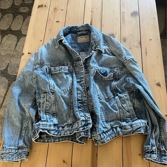 Free People Light Blue Denim Jacket - Picture 1 of 6